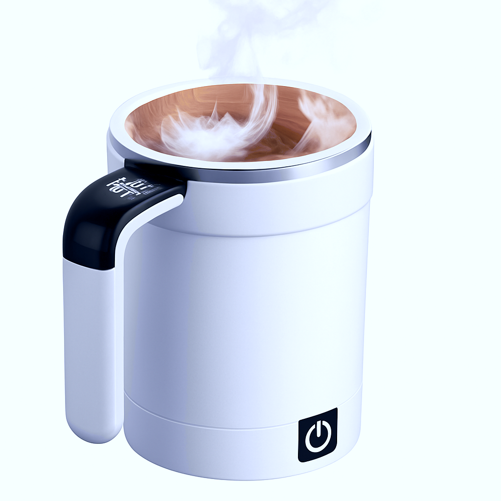 Vaso agitador automático, mezclador magnético recargable.